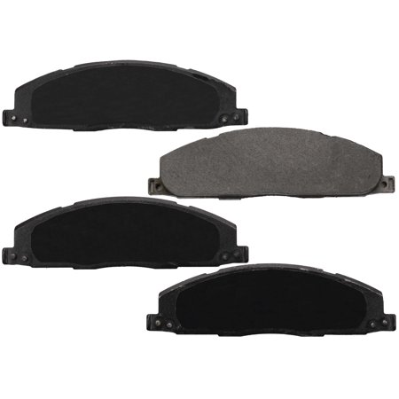 Gridiron Brakes Standard Semi-Metallic Brake Pads Rear (4-Pad Set) - ID1400 (Replaces Part# MKD1400)