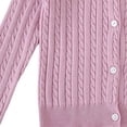 thumbnail image 5 of KyCheLot Girls' Knitted Cardigan Crew Neck Long Sleeve Button down Schoolwear Lightweight Comfy Soft Sweaters, 5 of 6