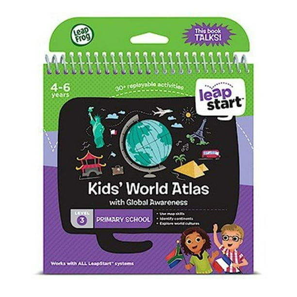 Libro de actividades LeapFrog LeapStart Kindergarten Kids' World Atlas