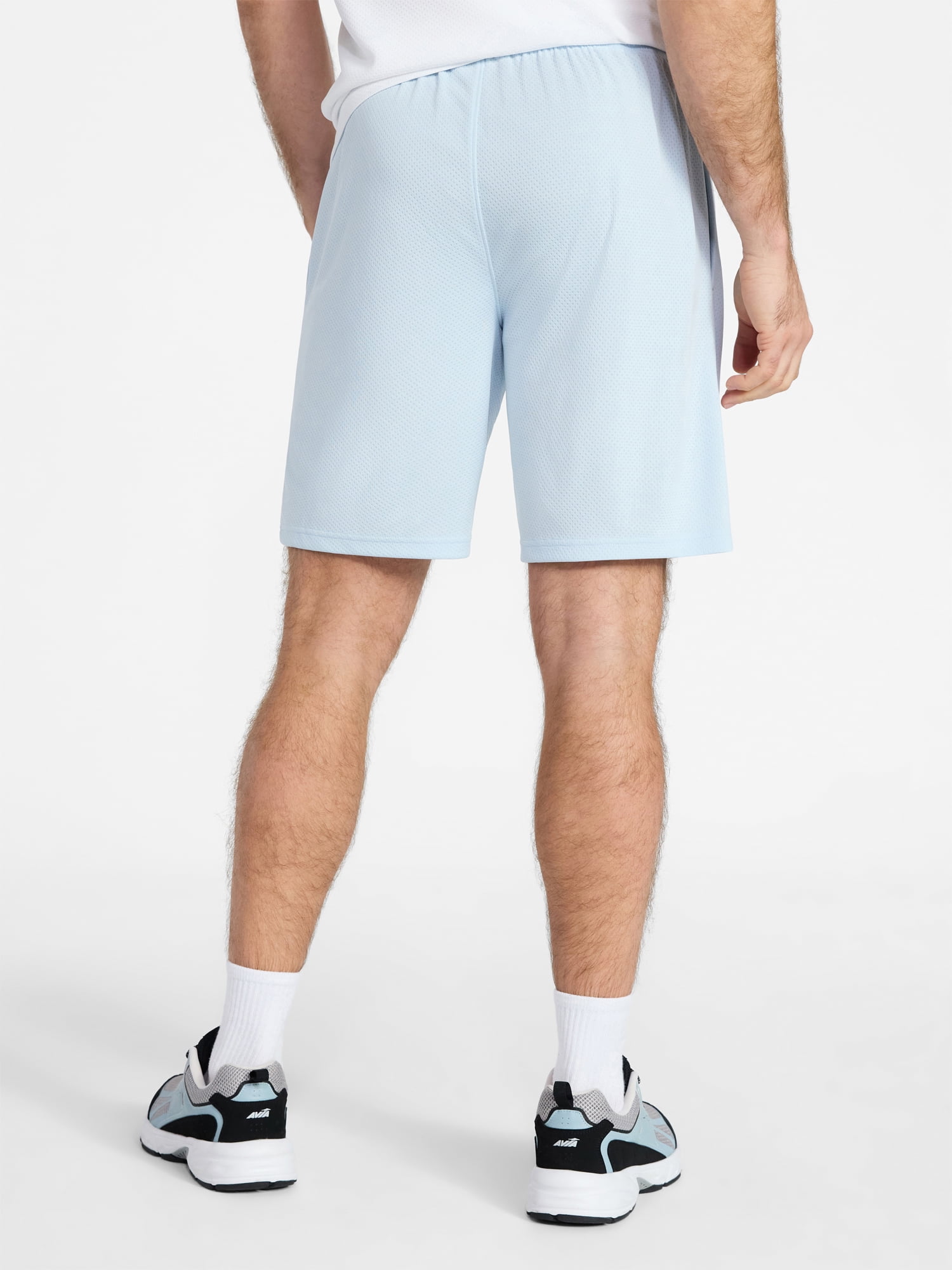 Athletic Works Men's and Big Men's Active Mesh Shorts, 9" Inseam, Sizes XS-5XL