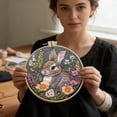 thumbnail image 1 of Easter Bunny Embroidery DIY Craft For Beginners With Pattern Thread And Needle, 1 of 5