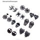 thumbnail image 3 of asmx aretes de acrílico con cabeza de calavera de gran corazón hueco para halloween regalo de moda caliente, 3 of 4