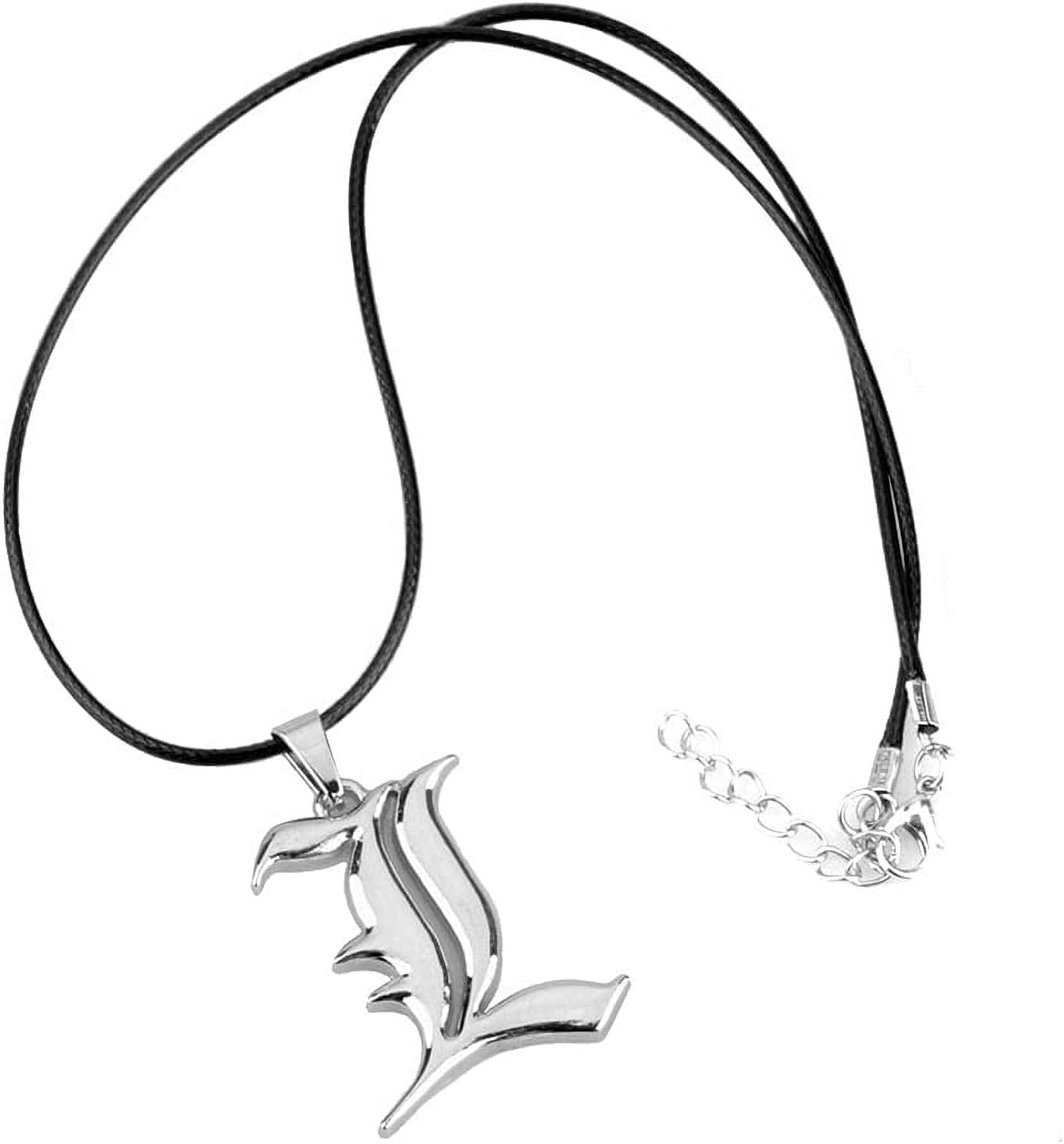 Anime Notebook with Feather Pen and Necklace 3 pcs set