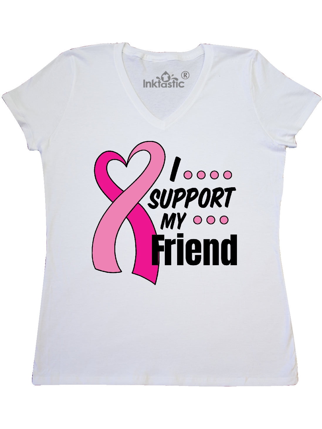 INKtastic Breast Cancer Awareness I Support My Friend with Pink