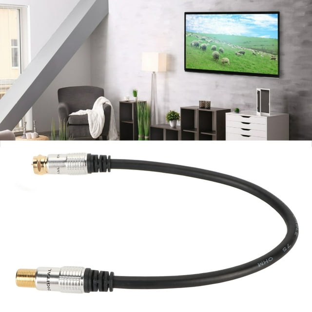 F Type Male To F Type Female Cord F Type Cable Male To Female Gold Plated Connector Digital Sound Video Coaxial Cord For HDTV CATV Modem Satellite Receiver