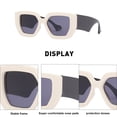 thumbnail image 3 of Gafas de sol retro europeas y americanas, gafas de sol modernas, fabricadas en PC y HD., 3 of 5