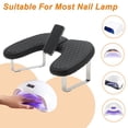 thumbnail image 7 of Unique Bargains Nail Arm Rest with Mobile Phone Holder Manicure Hand Rest Hand Rest for Nail Tech with Stable Base Black, 7 of 7