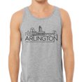 thumbnail image 2 of Skyline Arlington Virginia Tank Top Unisex Medium Grey, 2 of 5