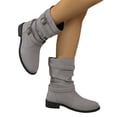 thumbnail image 6 of Block Heel Boots,Ankle Boots for Women - Refined Fashion Booties with Clean Structured Upper, Round Toe Short Boots, Ankle Height Dress Boots, Comfortable Everyday Casual Footwear for Autumn Winter, 6 of 7