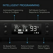 AC Infinity AIRCOM T8, Quiet Cooling Blower Fan System 17 for Receivers, Amps, DVR, AV Cabinet Components