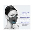 thumbnail image 5 of Reusable Face Masks 2 Pc Cotton Cover Mask with Filter and Breathing, Black, Size: Adult, 5 of 5