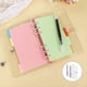 thumbnail image 5 of 2 Pack A6 Soft PVC 6 Rings Binder,Clear Budget Binder, Planner Binder, 5 of 5