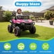 thumbnail image 2 of Buggy Eléctrico Infantil YEI Blaze Rosa con 2 Motores, Control Parental, Luces LED, Música Bluetooth, Velocidad 5 km/h, Soporta 30 kg, Ideal para Exterior, 2 of 8