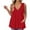 #001-Red, variant on GIPQJK Tank Top for Women Plus Size V Neck Sleeveles Tanks Casual Loose Fit Floral Print 2025 Summer Tees Blouses with Pockets,Army Green L