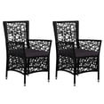 thumbnail image 2 of vidaXL 3 Piece Patio Dining Set Black, 2 of 12