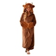 thumbnail image 3 of Miaoju Softness Cow Wearable Blanket Hoodie –Body Full Coverage with Easy Movement Oversized Warm Cozy Flannel Blanket Cute Cow Gift for Women, 3 of 6
