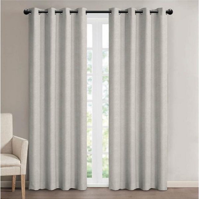 cortina blackout lucas beige 135 x 210 cm