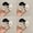 White 4PCS, variant on Gentle And Elegant Thousand Gold Lace Bow Circled Hair Rope Korean Style Fashion White Fabric Intestine Loop Elastic Rubber Band