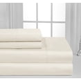 thumbnail image 3 of Oxford Collection 600 Thread Count Deep Pocket Egyptian Quality Cotton Solid Sheet Set (California King, Ivory), 3 of 3