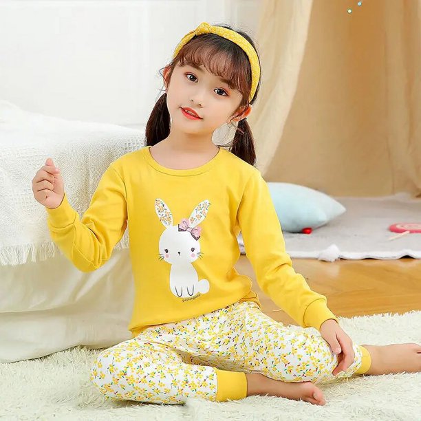 Conjuntos de pijamas para niñas, pijamas navideños para niños, ropa de casa para niños, ropa de dormir para niños, ropa de dormir para niñas de 4, 6, 8, 10 y 12 años
