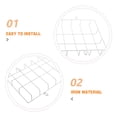 thumbnail image 3 of BEADCEST 4Ud Protector Metálico Resistente Para De Con Instalación Rápida Y Alta Visibilidad, 3 of 8