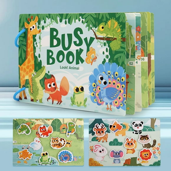 Book Toys For Toddlers Preschool Learning Activities Educational Books For Kids Ages 3+ Sensory Toddler Toy Birthdays Christmas Travel For Kids