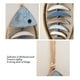 thumbnail image 5 of Fiudx Decoración de Pared de Pez de Madera, Huesos Colgantes de Temática Náutica, Diseño Azul Vintage, Decoración para Sala de Estar, Dormitorio y Baño, Estilo Costero Elegante, Idea de Regalo, Tamañ, 5 of 7