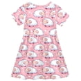 thumbnail image 4 of joogoo Cute Sheep Girls' Short Sleeve Dress Kids Dresses 3T, 4 of 8