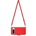 thumbnail image 2 of for Google Pixel 8 Pro Wallet Case, Elegant Card Holder Cash Slot PU Leather Kickstand Shoulder Strap Shockproof Protective Flip Women Girls Case Cover for Google Pixel 8 Pro, Red, 2 of 6