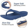 thumbnail image 3 of RockDove Women's Casual Flip Flops Slipper, Soft Waterproof Beach Slides, 3 of 7