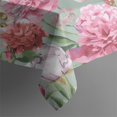 thumbnail image 5 of Pioneer Flower Floral Print Pattern Square Tablecloth,Waterproof Square Table Cover,Wipeable Spillproof Washable Table Cover for Home Kitchen Party Decor 42"X42"(107x107cm), 5 of 6