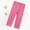 Hot Pink, variant on Tawop Pants Toddler Girl Casual Leggings Fashion Pants Solid Color Black 2-3 Years(Us:2t)