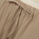 thumbnail image 5 of WILLBEST Pantalones Casuales de Verano para Mujer, de Color Liso, Holgados, Estilo Harlan, Ligeros, de Pierna Ancha y Diseño Recortado para Mayor Comodidad y Estilo. Extra Grande, 5 of 6