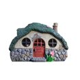 thumbnail image 1 of Fairy Garden Statue House Statue, Beautiful Foyer House with Solar LED Lights, 1 of 4