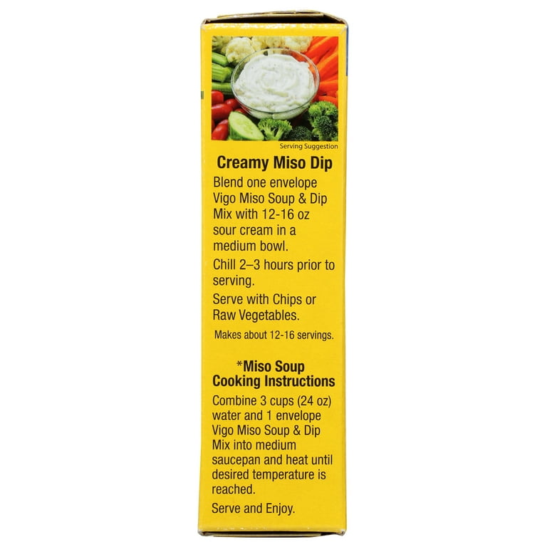 Pack of 12), Vigo Miso Soup & Dip Mix, 2 oz - Walmart.com