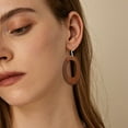 thumbnail image 6 of Lightweight Wooden Earrings With Retro Design For Fashion Forward Women Looking To Enhances Their Seasonal Wardrobe, 6 of 9