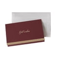 thumbnail image 5 of 10 Pack Wedding Greeting Cards With Envelopes, Gold Foil Design Thank You Notes Black, 5 of 5