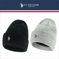 thumbnail image 7 of U.S. Polo Assn. Men's 2-Pack Fleece Lined Logo Beanies, 7 of 7