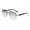 Gold frame with blue gradient tea color, variant on 2026 New Model Men's Driving Sunglasses, Slimming Effect for Large Faces, UV Protection Driving Glasses, High-End Half-Frame Sunglasses for Women