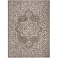 thumbnail image 2 of Safavieh Courtyard Brown Indoor Outdoor Rug - 8' x 11', 2 of 8