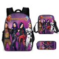 thumbnail image 1 of Mochila de moda de los descendientes 3 de la película de Disney genuina, mochila escolar para niños con estuche para lápices, mochila de viaje para hombres y mujeres, regalo de Navidad, 3 uds. Gao Jinjia LED, 1 of 2