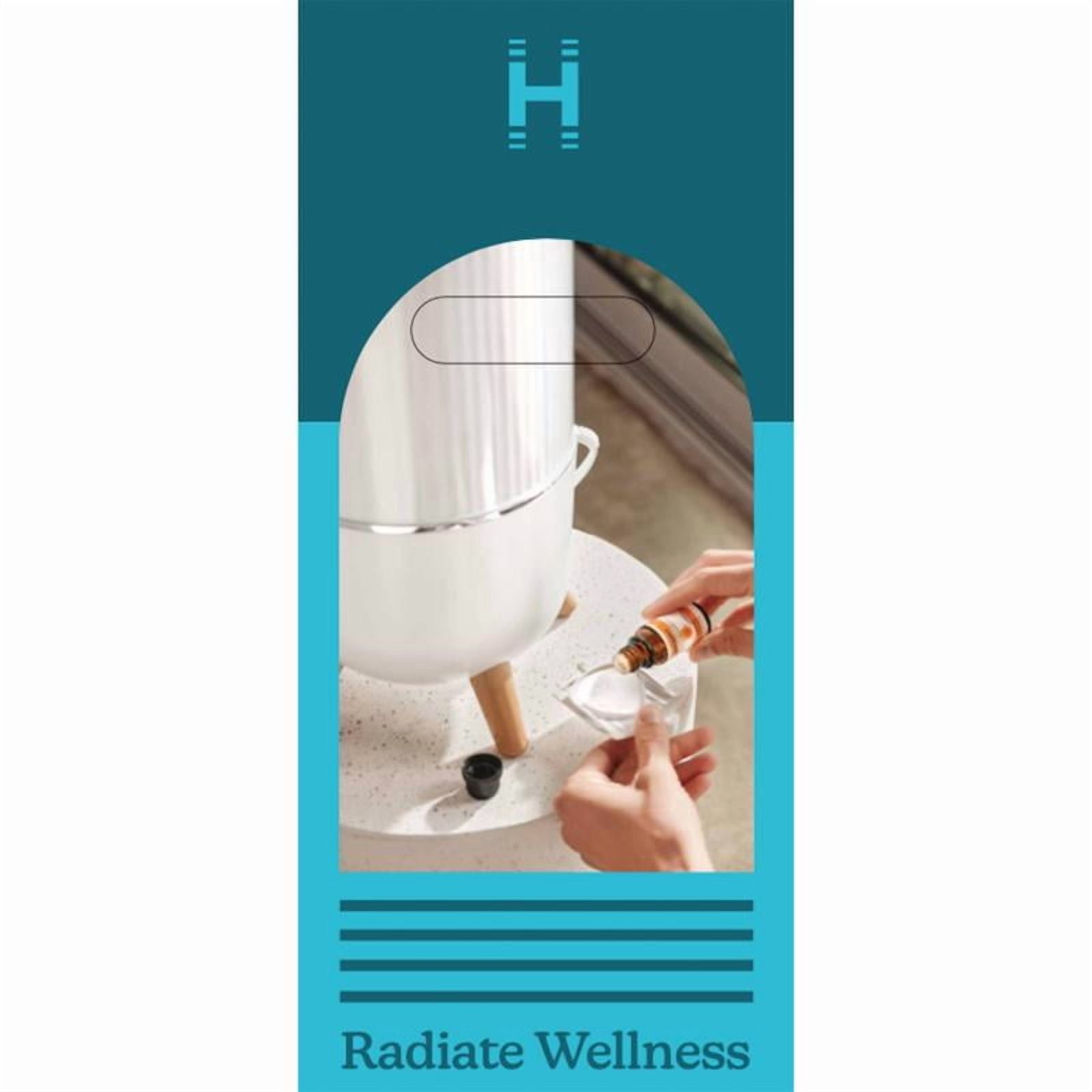 HoMedics Total Comfort® Deluxe Ultrasonic Humidifier UV-C Anti-Microbial– Small Night Stand Size, .85 Gallon, 48 hour Run Time