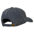 thumbnail image 4 of Daddy Embroidered Unstructured Dyed Cotton Cap - Navy OSFM, 4 of 5