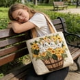 thumbnail image 6 of Easter Decor Easter Bunny Quilted Tote Bag Spring Holiday Gift Bag Tabletop Decor Home Decor Collection, 6 of 7