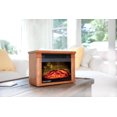 thumbnail image 2 of Heat Surge Mini Glo Efficiency Plus Touch Portable Electric Fireplace Heater with Remote Control, 2 of 5