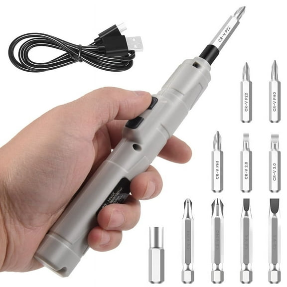 Electric Screwdriver 3.6V Small Cordless Screwdriver, USB Fast Charge Screwdriver Kit, Pen-Sized Mini Screwdriver