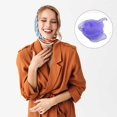 thumbnail image 2 of Children Scarf Fashion Solid Color Scarves Birthday Gifts Dance Dressing Accessory for Travel Party School Stage Performance Light Purple, 2 of 9
