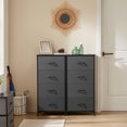 thumbnail image 6 of TINKLE WELL 4-Drawer Dresser for Bedroom, Drawer Dresser Organizer Storage Drawers Fabric Storage Tower, 6 of 6