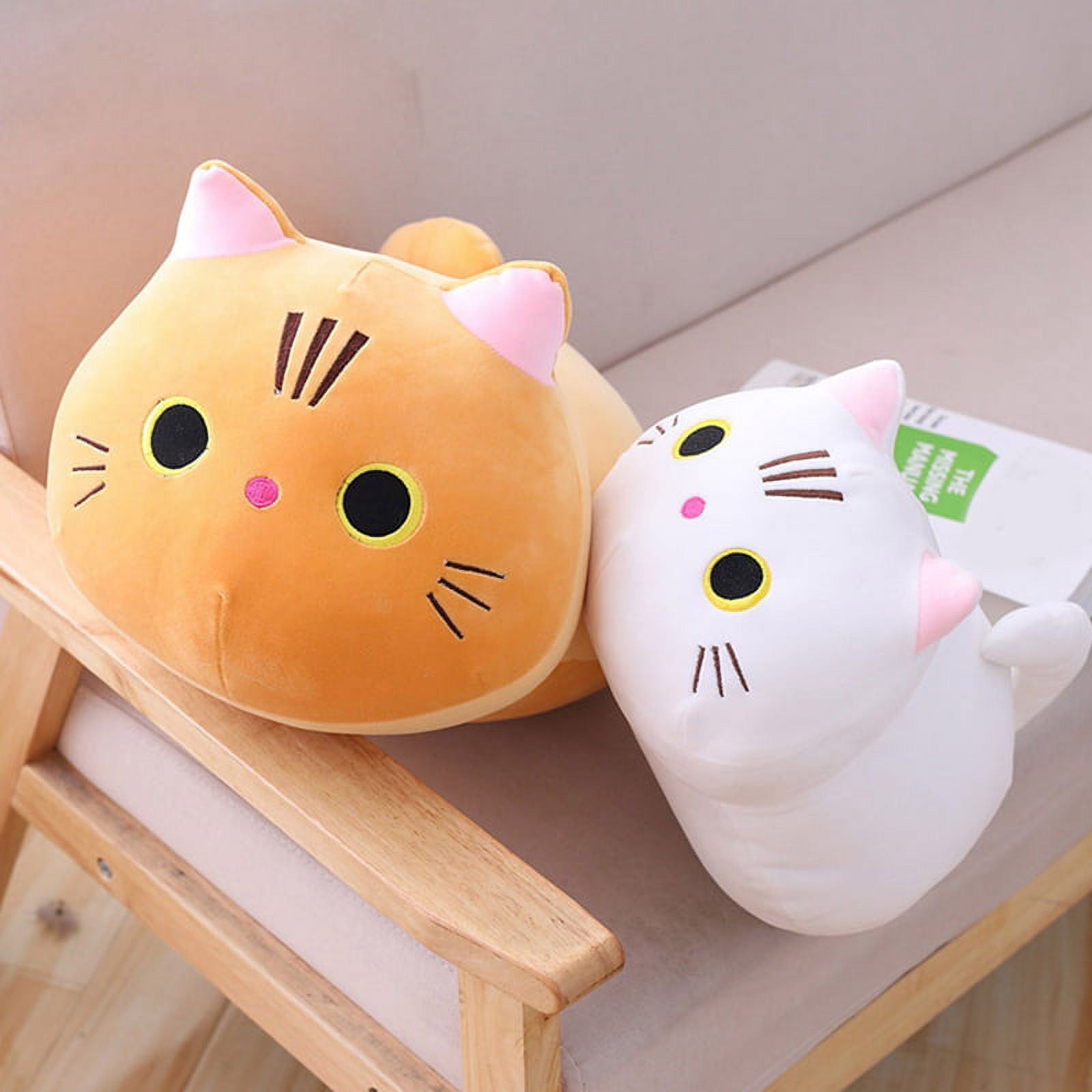 YORTOOB Raise a Floppa Cube Cat Stuffed Doll Simulation Plush Toy Doll Gift  for Kids Birthday Christmas Decor Pillow 