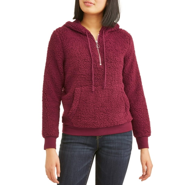 neon sherpa pullover